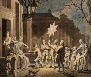 A Set Of Twelve Representations Of The Months