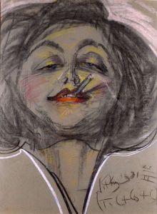Portret Albiny Rondomanskiej by Stanislaw Ignacy Witkiewicz (Witkacy)