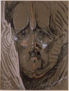Portret Stefana Glassa by Stanislaw Ignacy Witkiewicz (Witkacy)