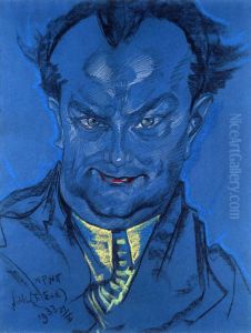 Portrait of Stefan Szuman by Stanislaw Ignacy Witkiewicz (Witkacy)