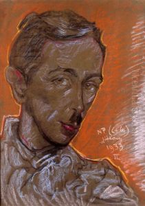 Portret Stefana Totwena by Stanislaw Ignacy Witkiewicz (Witkacy)
