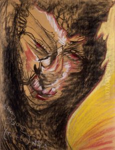 Portrait of Helena Bialynicka-Birula, "Old Jew" Portrait of Helena Bialynicka-Birula, "Old Jew"