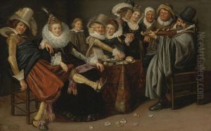 Musical Company In An Interior by Willem Buytewech