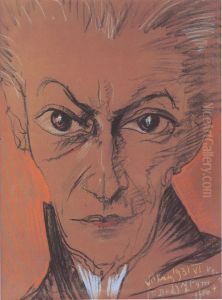 Portrait of Prosper Szmurlo by Stanislaw Ignacy Witkiewicz (Witkacy)