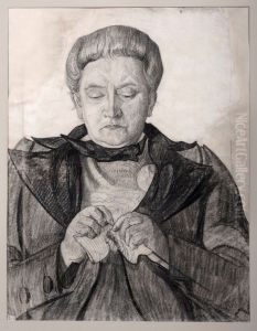 Portret matki by Stanislaw Ignacy Witkiewicz (Witkacy)