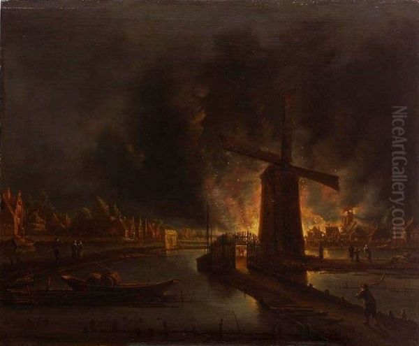 Nachtlicher Brand - view 1