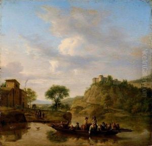 Flussuberquerung by Adriaen Van De Velde