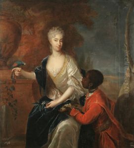Portrait of Portrat von Tekli Rose Radziwill by Louis de Silvestre