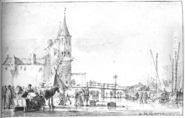 The Oostport (East Gate) at Delft - view 1