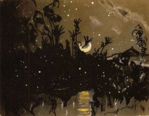 Australian landscape by Stanislaw Ignacy Witkiewicz (Witkacy)