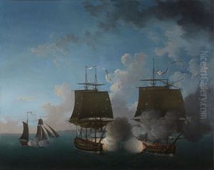 Combat de la Concorde contre la Minerve, 22 aout 1778 Combat de la Concorde contre la Minerve, 22 aout 1778