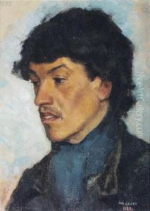 Mustalainen by Akseli Valdemar Gallen-Kallela