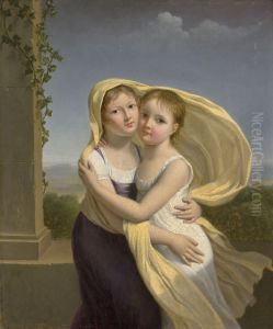 Two sisters embracing