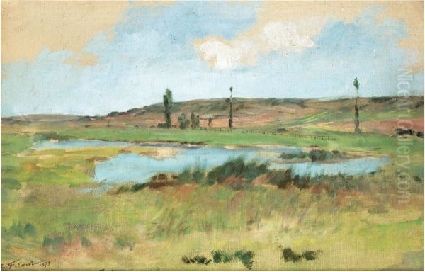 Paysage a l'etang - view 1
