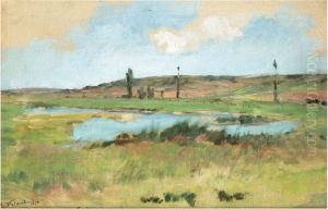 Paysage a l'etang