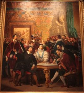 Les quatre Henri dans la maison de Crillon, a Avignon