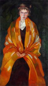 Portret Eugenii Dunin-Borkowskiej by Stanislaw Ignacy Witkiewicz (Witkacy)