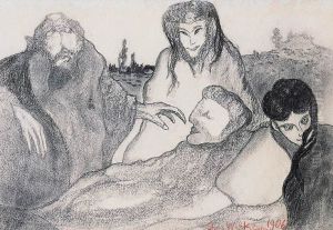 "Kompozycja" by Stanislaw Ignacy Witkiewicz (Witkacy)