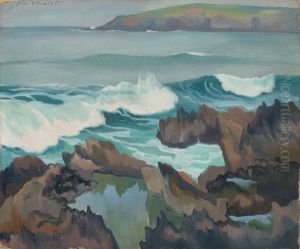 Sea in Brittany by Stanislaw Ignacy Witkiewicz (Witkacy)