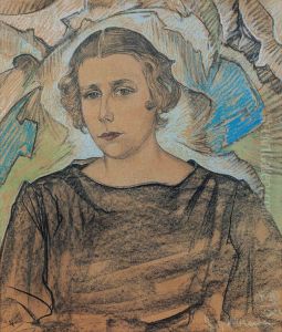 "Portret pani" by Stanislaw Ignacy Witkiewicz (Witkacy)