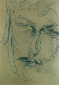 "Portret nastrojowy" by Stanislaw Ignacy Witkiewicz (Witkacy)