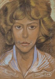 "Portret kobiety" by Stanislaw Ignacy Witkiewicz (Witkacy)