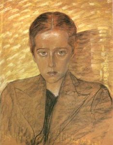 "Portret mlodej kobiety"