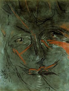 "Portret meski" by Stanislaw Ignacy Witkiewicz (Witkacy)