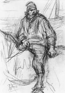 Fisherman on Horseback
