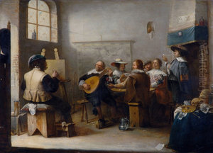 The painter's studio The painter's studio