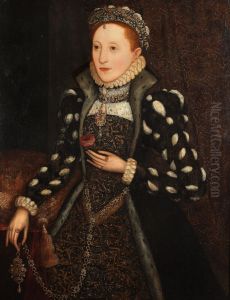 Portrait of Queen Elizabeth I by Steven van der Meulen