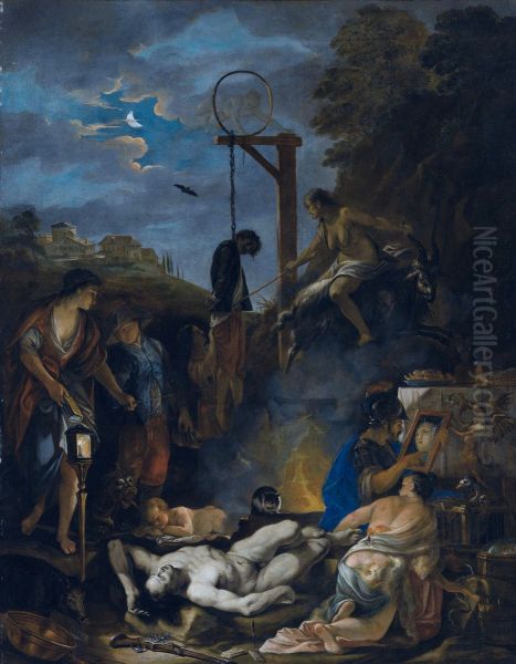 =The witches' Sabbath by moonlight - view 1
