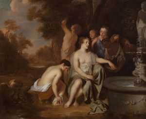 Diana and her Nymphs at a Fountain