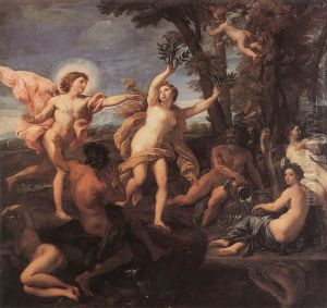 Apollo Chasing Daphne by Carlo Maratta or Maratti
