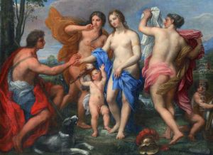 The Judgment of Paris by Carlo Maratta or Maratti