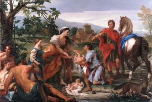 The finding of Romulus and Remus by Carlo Maratta or Maratti