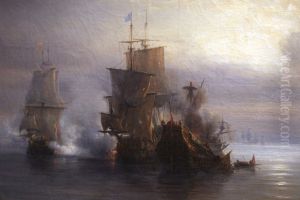 Victory and death ofMarc-Antoine de Saint-Pol Hecourt, 31 october 1704 (Detail)