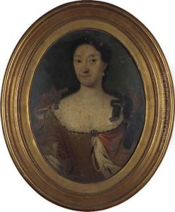 Portrait Anne-marie D'orleans, Queen Of Sardinia (1666-1728) by Maria Giovanna Battista Buzzana Clementi