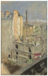 Demolition rue de Calais by Jean-Edouard Vuillard