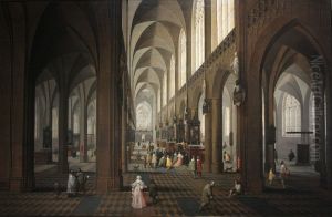 The nave of Antwerp Cathedral by Pieter Neefs the Younger