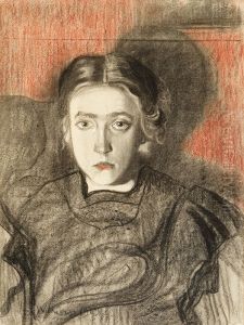 Portret Eugenii Dunin-Borkowskiej by Stanislaw Ignacy Witkiewicz (Witkacy)