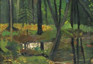 Wnetrze lasu by Stanislaw Ignacy Witkiewicz (Witkacy)