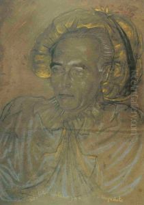 Portrait of Roman Ingarden by Stanislaw Ignacy Witkiewicz (Witkacy)