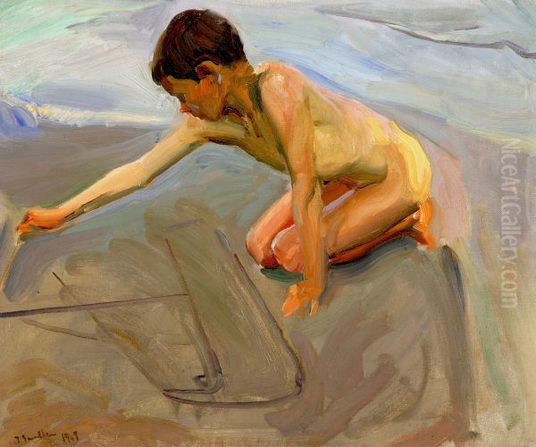 Drawing in the Sand - view 1