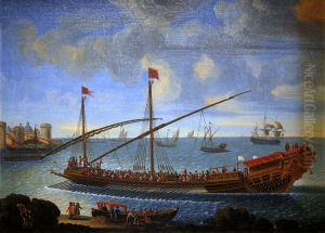 La Reale rentrant au port by Collections of Musee national de la Marine de Paris