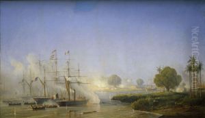 Prise de Saigon, 1859 by Antoine Leon Morel-Fatio
