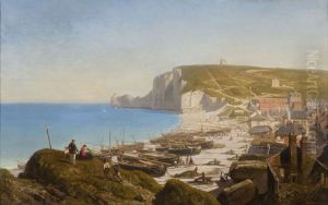 Vue panoramique d'Etretat