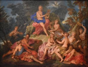 Nicolas Bertin - Apollon et les Muses by Nicolas Bertin