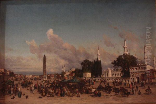 La place de l'At-Meidan a Constantinople - view 1