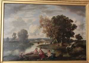 Paysage aux baigneuses by Narcisse Virgilio Diaz